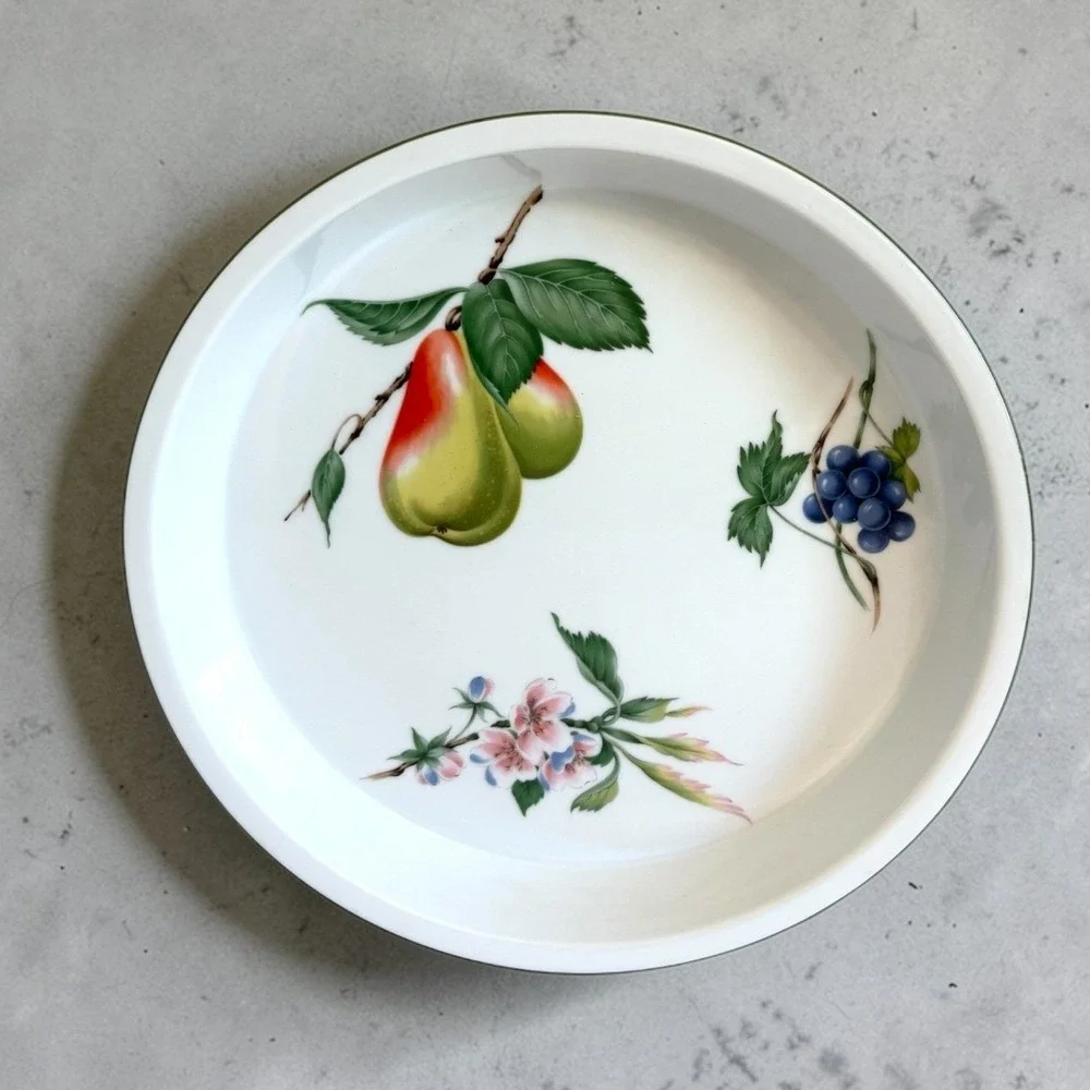 Savoir Vivre‎ Ultra Ceramic Bake & Serve Pie Plate Dish Harvest Delight YA048